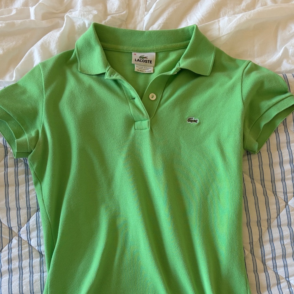 Lacoste Green Polo in Size 36